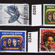 Papua und Neuguinea Mi. Nr. 18 + 268 + 269 + 344 o <