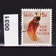 Papua und Neuguinea Mi. Nr. 31 Raggis Großer Paradiesvogel o <