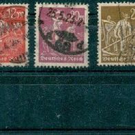 Briefmarken Deutsches Reich 1923 Bergarbeiter / Schnitter