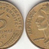 Frankreich 5 Centimes 1967 (m444)