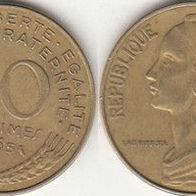 Frankreich 20 Centimes 1965 (m450)