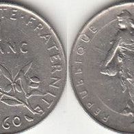 Frankreich 1 Franc 1960 (m453)