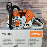 NEU STIHL MS 500i Kettensäge Motorsäge mit 63 cm 1x Schwert 3x Ketten