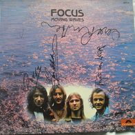 FOCUS alle Original-Autogramme auf "Moving Waves" von 1971, Jan Akkerman