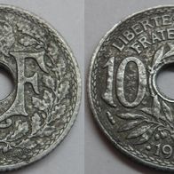 Frankreich 10 Centimes 1941 (Jahr zwischen Punkten) ## A3