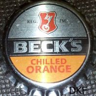 BECKS Chilled Orange Bier mix Brauerei Kronkorken BECK´S Bremen in neu und unbenutzt