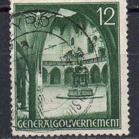 Generalgouvernement 1940, Mi. Nr. 0043 / 43, Freimarken, gestempelt #08006