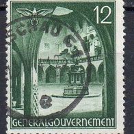 Generalgouvernement 1940, Mi. Nr. 0043 / 43, Freimarken, gestempelt #08007