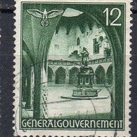 Generalgouvernement 1940, Mi. Nr. 0043 / 43, Freimarken, gestempelt #08008