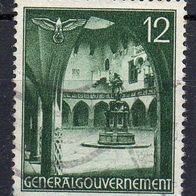 Generalgouvernement 1940, Mi. Nr. 0043 / 43, Freimarken, gestempelt #08009