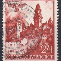 Generalgouvernement 1940, Mi. Nr. 0045 / 45, Freimarken, gestempelt #08014