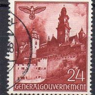 Generalgouvernement 1940, Mi. Nr. 0045 / 45, Freimarken, gestempelt #08016