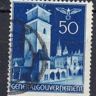 Generalgouvernement 1940, Mi. Nr. 0048 / 48, Freimarken, gestempelt #08019
