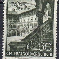 Generalgouvernement 1940, Mi. Nr. 0049 / 49, Freimarken, gestempelt #08025