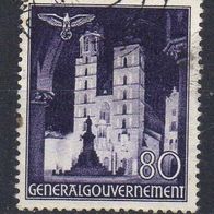 Generalgouvernement 1940, Mi. Nr. 0050 / 50, Freimarken, gestempelt #08032