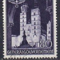 Generalgouvernement 1940, Mi. Nr. 0050 / 50, Freimarken, gestempelt #08033