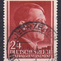 Generalgouvernement 1941, Mi. Nr. 0078 / 78, Freimarken Hitler, gestempelt #08040