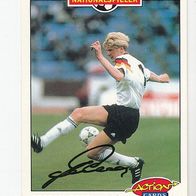Panini Action Cards Fussball 1992/93 Nationalspieler Stefan Effenberg Nr 6