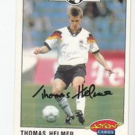 Panini Action Cards Fussball 1992/93 Nationalspieler Thomas Helmer Nr 8