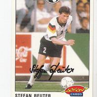 Panini Action Cards Fussball 1992/93 Nationalspieler Stefan Reuter Nr 16
