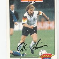 Panini Action Cards Fussball 1992/93 Nationalspieler Rudi Völler Nr 21