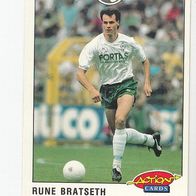 Panini Action Cards Fussball 1992/93 Rune Bratseth SV Werder Bremen Nr 40