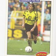 Panini Action Cards Fussball 1992/93 Michael Schulz Borussia Dortmund Nr 54