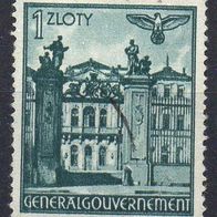 Generalgouvernement 1941, Mi. Nr. 0070 / 70, Freimarke Bauwerke, gestempelt #08055