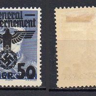 Generalgouvernement 1940, Mi. Nr. 0024 / 24, Freimarken, ungebraucht #08060