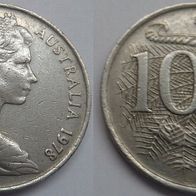 Australien 10 Cents 1978 ## S13