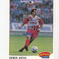 Panini Action Cards Fussball 1992/93 Demir Hotic 1. FC Kaiserslautern Nr 99