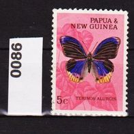 Papua und Neuguinea Mi. Nr. 86 Schmetterlinge o <