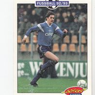 Panini Action Cards Fussball 1992/93 Josef Nehl Bayer 04 Leverkusen Nr 140