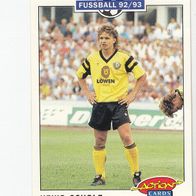 Panini Action Cards Fussball 1992/93 Heiko Scholz Bayer 04 Leverkusen Nr 142