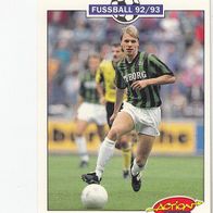 Panini Action Cards Fussball 1992/93 Horst Steffen Bor. Mönchengladbach Nr 153