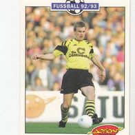 Panini Action Cards Fussball 1992/93 Thomas Helmer FC Bayern München Nr 159