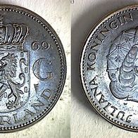 Niederlande 2 1/2 Gulden 1969 (1958)