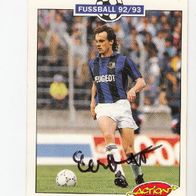 Panini Action Cards Fussball 1992/93 Bernd Eichmann SIG 1. FC Saarbrücken Nr 187