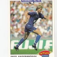 Panini Action Cards Fussball 1992/93 Ingo Anderbrügge FC Schalke 04 Nr 196