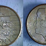 Niederlande 5 Gulden 1989 (1970)