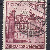 Generalgouvernement 1940, Mi. Nr. 0051 / 51, Freimarken Bauwerke, gestempelt #08115