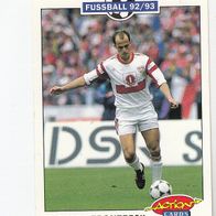 Panini Action Cards Fussball 1992/93 Michael Frontzeck VFB Stuttgart Nr 206