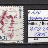 BRD / Bund 2003 Freimarke: Frauen der deutschen Geschichte MiNr. 2305 gestempelt