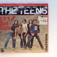 The Teens - 1-2-3-4 Red Light / Baby Blue , Single - Hansa 1979