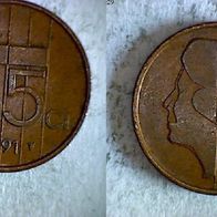 Niederlande 5 Cent 1991 (2075)