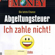 Focus Money 50/2008 + Beil. Sparen ohne Abgeltungssteuer