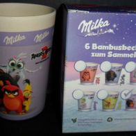 Angry Birds Milka Bambus Becher 6 Weihnachtsaktion 2019 in OVP