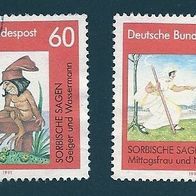 Deutschland, 1991, Mi.-Nr. 1576-1577, gestempelt