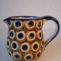 Keramik Sahne-Kännchen, Bunzlau-Keramik