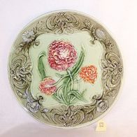 Alter Jugendstil Keramik Teller mit Reliefdekor * **